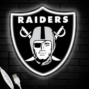 NEW OAKLAND RAIDERS LAS VEGAS Neon Light Sign HD Vivid